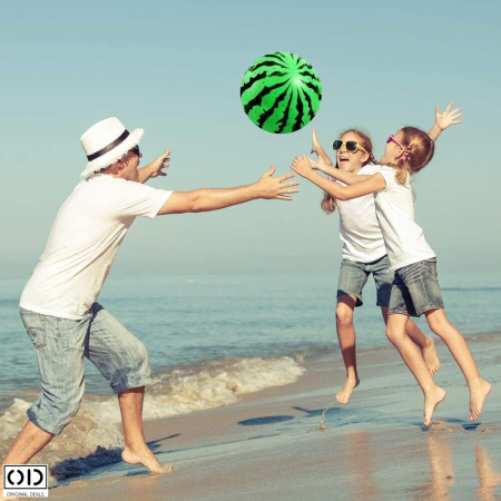 Minge pentru Plaja si Piscina cu Imprimeu Pepene, PVC Cauciucat, 24 cm – Original Deals [13]