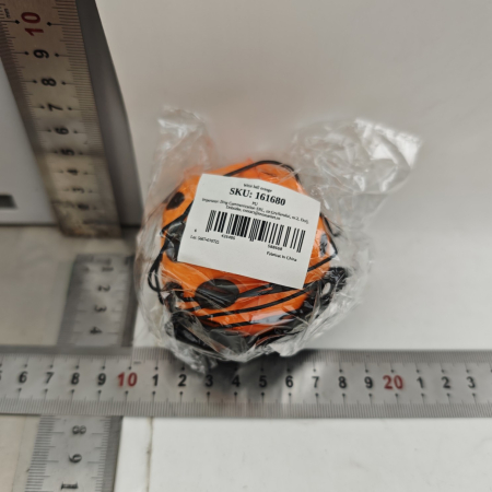 Minge Saltareata Hiperelastica, , Space Moon Ball foarte Elastica, Antistress pentru Copii, Diametru 66 mm, Portocaliu [2]