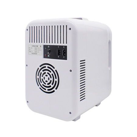Mini frigider cosmetice, , dubla functie de incalzire/racire, portabil, 8L, alb [4]