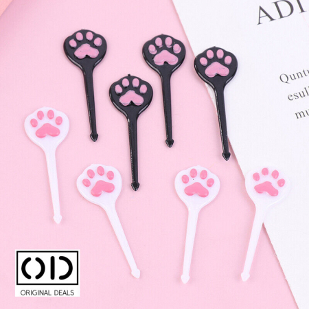 Furculite pentru petrecere copii Furculite pentru fructe legume prajituri  Furculite de unica folosinta pentru copii Tacamuri pentru copii  Tacamuri de unica folosinta Furculite copii Tacamuri PVC [7]