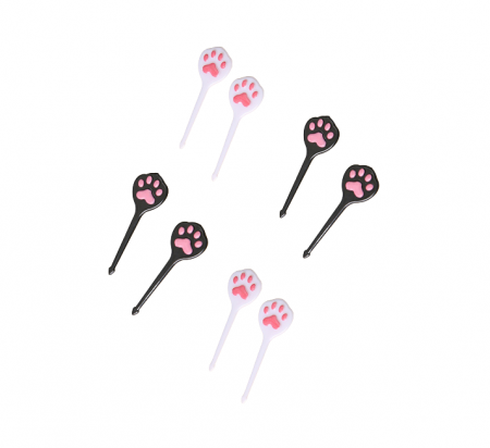 Furculite pentru petrecere copii Furculite pentru fructe legume prajituri  Furculite de unica folosinta pentru copii Tacamuri pentru copii  Tacamuri de unica folosinta Furculite copii Tacamuri PVC [1]