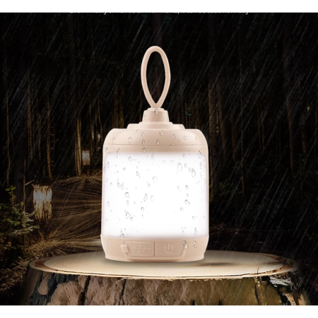 Mini Lampa LED de Camping, , pentru Aer Liber, Reincarcabila USB Type C, 3 Trepte de Lumina, Portabila, 13.8 x 6.5 cm, 5V, Alb [6]