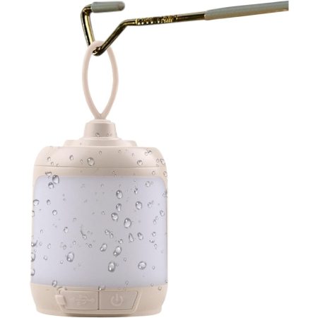 Mini Lampa LED de Camping, , pentru Aer Liber, Reincarcabila USB Type C, 3 Trepte de Lumina, Portabila, 13.8 x 6.5 cm, 5V, Alb [3]