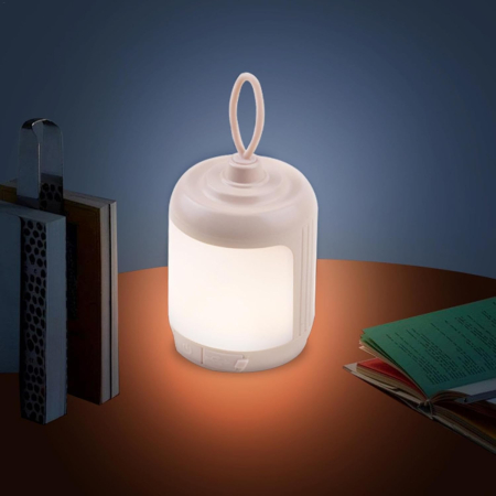 Mini Lampa LED de Camping, , pentru Aer Liber, Reincarcabila USB Type C, 3 Trepte de Lumina, Portabila, 13.8 x 6.5 cm, 5V, Alb [8]