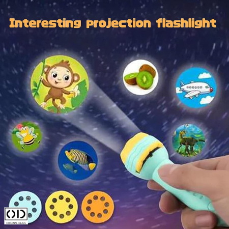 Mini Proiector de Mana pentru Copii Tip Lanterna, 24 Imagini – Original Deals [2]