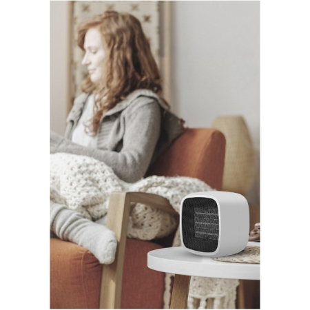 Mini radiator electric portabil , 800 W, 2 trepte, 150x120x175 mm, alb [2]