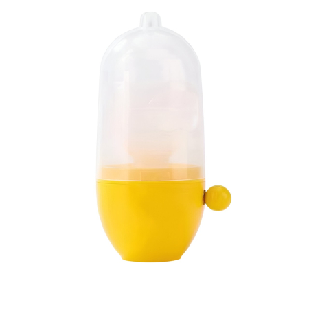 ✨TOATE PRODUSELE✨ - Mini Shaker Manual pentru Oua, , pentru Galbenusuri si Albusuri, Mixer Amestecare, 15x6 cm, Galben