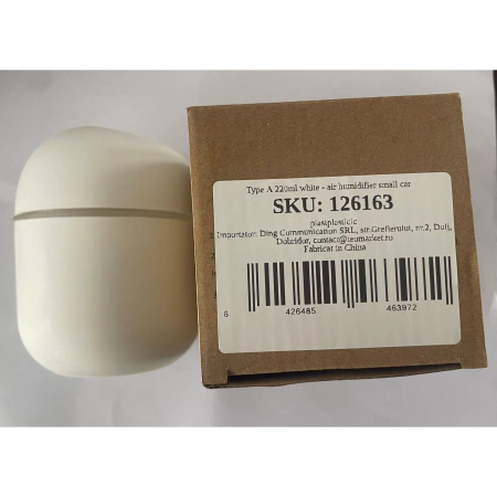 Mini Umidificator Portabil, , 2 Moduri, Aromaterapie, Silentios, Lumina Ambientala, Incarcare USB, 220 ml, 8 x 8 x 10.3 cm, Alb [8]