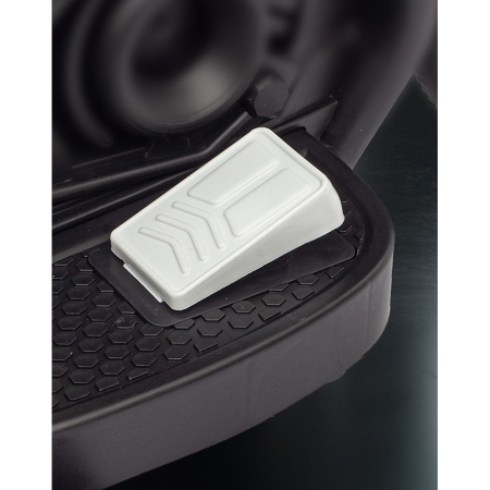 Motocicleta Electrica cu 2 Roti Mari si 2 Roti Ajutatoare, , Acumulator Incarcare, Anti-Rasturnare, Lumini, Muzica, Motor:380, Baterie 6V4.5, 41.5x70x34 cm, 4.5 Kg, 3 Ani+, Alb Negru [11]