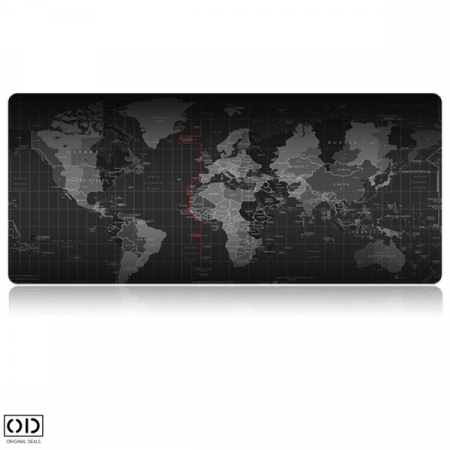 Mouse Pad Mare Profesional Cauciucat pentru Gaming Harta Lumii [1]