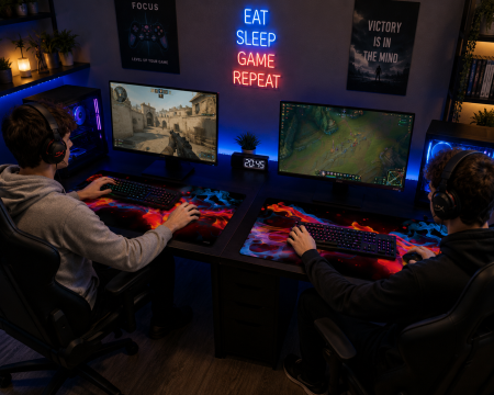 mousepad gaming, mouse pad gaming mare, mousepad 90x40 cm, desk mat gaming, mousepad profesional, mousepad XXL [1]
