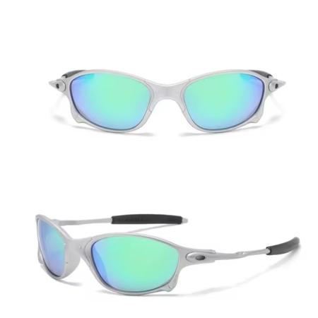 Ochelari de Soare, , pentru Sportivi, Polarizati, UV400, din Metal si ABS, 14.8 x 14.6 x 1.9 cm, Gri [1]