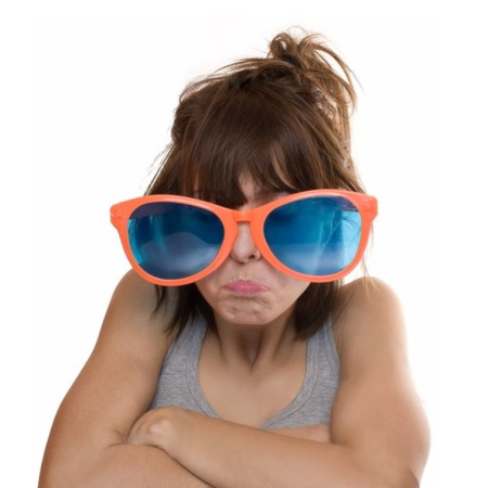 Ochelari Deghizare, , Marime Exagerata, din Plastic, 26 x 9 cm, Portocaliu [3]