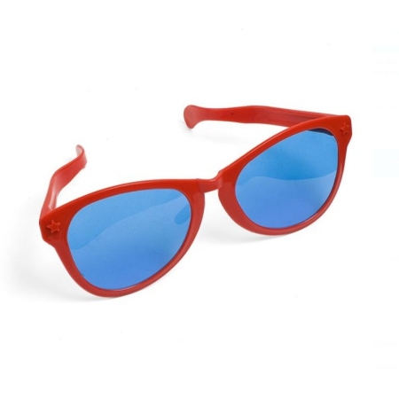 Ochelari Deghizare, , Marime Exagerata, din Plastic, 26 x 9 cm, Rosu [3]