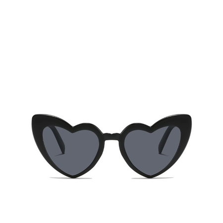 Ochelari in Forma de Inima, , pentru Petrecerea Burlacitelor, Tematica Nunta, Protectie Soare, 14.7x4.9x14.2 cm, Negru [3]