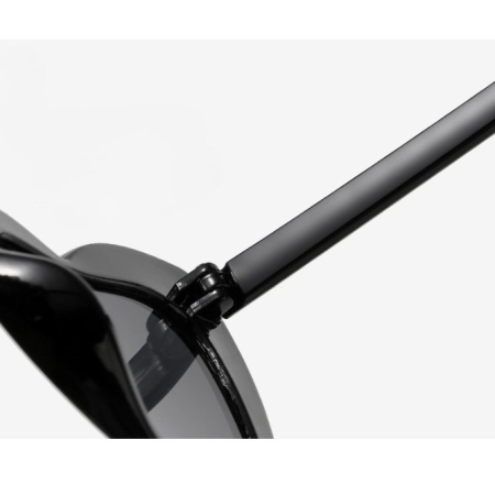 Ochelari in Forma de Inima, , pentru Petrecerea Burlacitelor, Tematica Nunta, Protectie Soare, 14.7x4.9x14.2 cm, Negru [1]