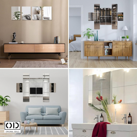 Oglinzi Decorative  Oglinzi acrilice pentru decor Oglinda acrilica pentru decorul peretilor oglinda acrilica autoadeziva oglinda acrilica dedeman jysk oglinda Jumbo Oglinda Oglinda Autoadeziva [10]