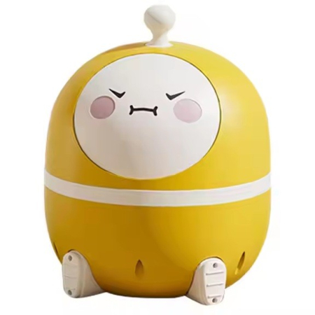 Articole copii - Olita 2in1, , Model Ou, cu Reductor WC, din Plastic, cu Muzica si Lumini, 29 x 29 x 22 cm, Galben