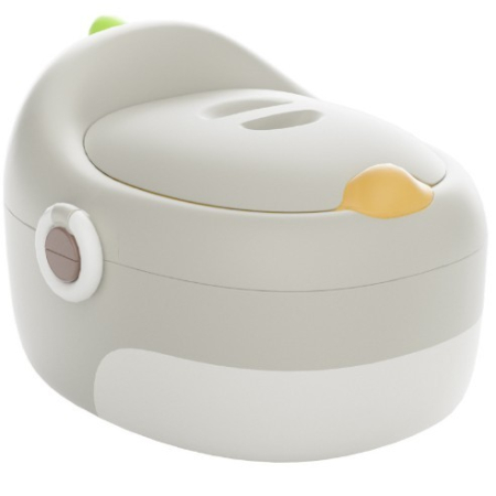 Articole pentru baie - Olita pentru Copii, , 3 in 1, Detasabila, Inaltator, Reductor WC, cu Capac, 100 de Saci de Unica Folosinta, Gri