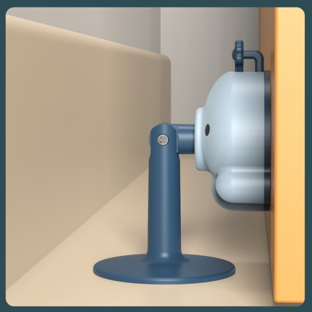 Opritor de Usa, , din Silicon, cu Prindere de Podea, Anti-Coliziune, 5.5 x 5.5 x 5.5cm, Albastru [5]