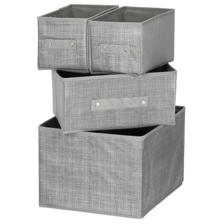 Organizator dulap tip lada cu 3 sertare, Sersimo, gri [1]