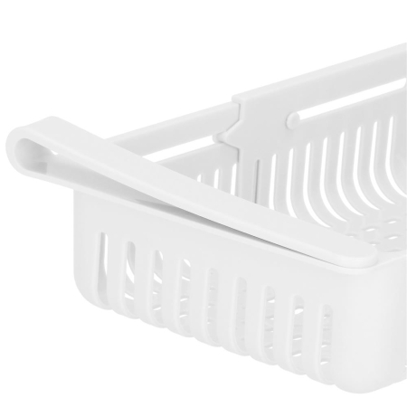 Organizator frigider, model cos extensibil, 16x28.5cm, alb [4]