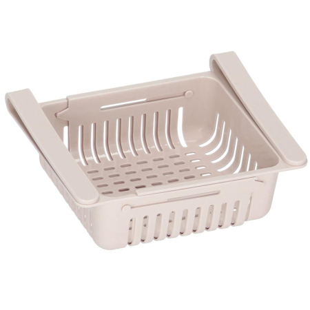Organizator frigider, model cos extensibil, 16x28.5cm, crem [9]