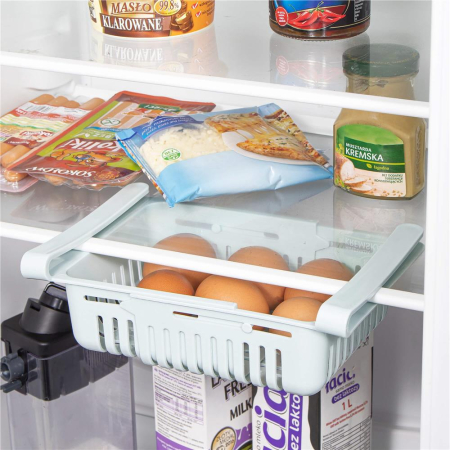 Organizator frigider, model cos extensibil, 16x28.5cm, menta [13]