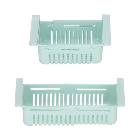 Organizator frigider, model cos extensibil, 16x28.5cm, menta [7]