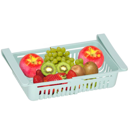 Organizator frigider, model cos extensibil, 16x28.5cm, menta [10]