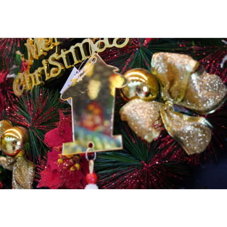 Ornament brad, , Brad, Auriu, Lucios, 8*25CM, Acril, Interior/ Exterior [2]