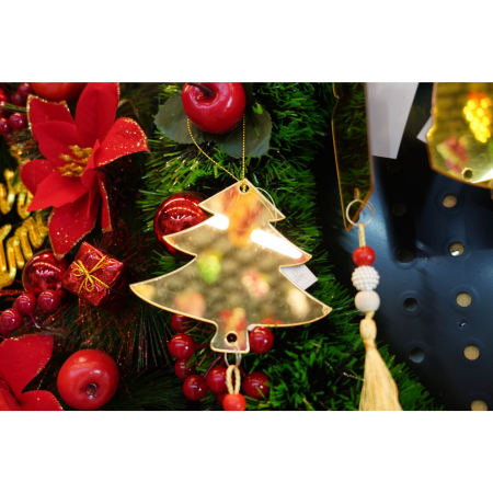 Ornament brad, , Brad, Auriu, Lucios, 8*25CM, Acril, Interior/ Exterior [2]