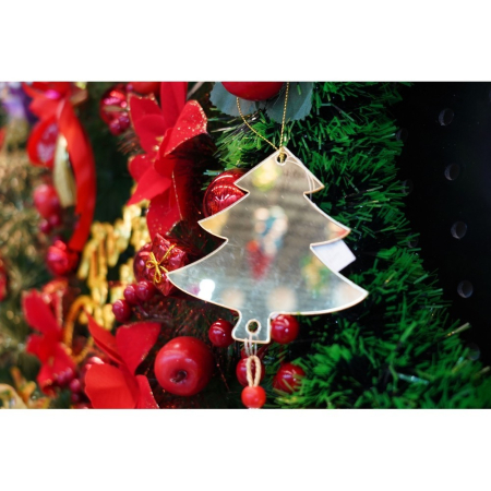 Ornament brad, , Brad, Auriu, Lucios, 8*25CM, Acril, Interior/ Exterior [6]
