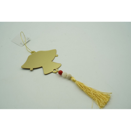 Ornament brad, , Clopotei, Auriu, Lucios, 10*23CM, Acril, Interior/ Exterior [8]