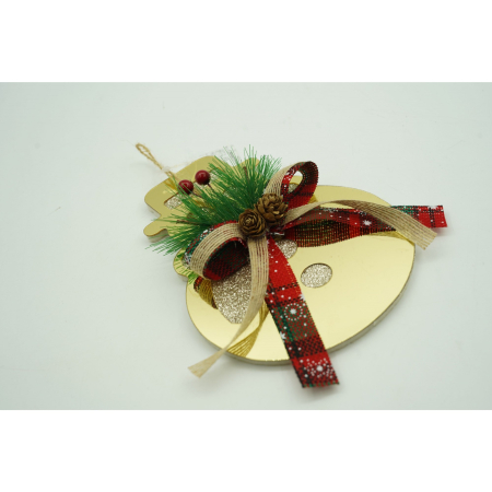 Ornament brad, , Om de zapada, Auriu, Lucios, 16*17CM, Acril, Interior/ Exterior [3]