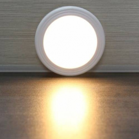 Set 3 Spoturi LED cu Senzor Luminos pentru Lumina de Veghe, la Retea, Universal, Alb [2]