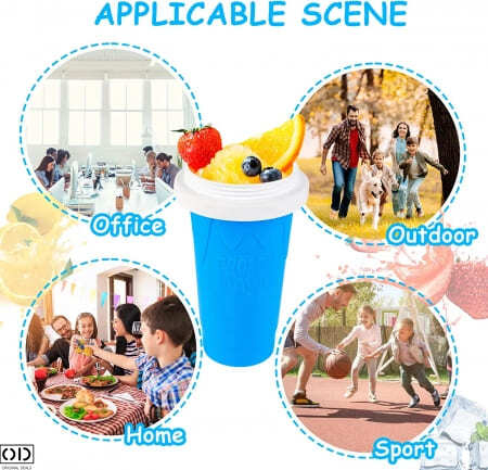 Pahar pentru Facut Slushy, MilkShake si Suc Inghetat Slushy Maker Cup Frozen Ice Slushy Maker Frozen Juice Inghetata la Pahar Tik Tok slushy cup romania slushy cup Pahar Slushy Gheata [13]