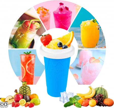 Pahar pentru Facut Slushy, MilkShake si Suc Inghetat Slushy Maker Cup Frozen Ice Slushy Maker Frozen Juice Inghetata la Pahar Tik Tok slushy cup romania slushy cup Pahar Slushy Gheata [11]