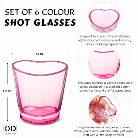  Pahare Shot Sticla 45ml Vodka Tequila Whisky Rezistente Original Deals  [7]