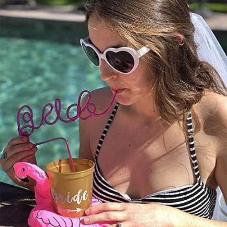 Pai de Plastic, , Model Bride, Tematica Nunta, Diametru 0.5 cm, Roz [1]