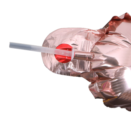 ✨TOATE PRODUSELE✨ - Pai pentru Baloane din Folie, , Pai din Plastic pentru Umflarea Baloanelor din Folie, Lungime 8 cm, Transparent