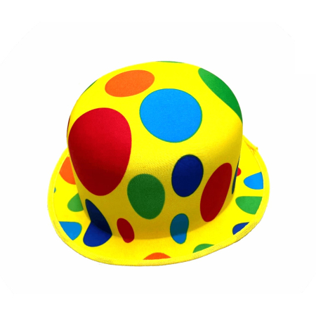 Costume si Deghizare - Palarie Decorativa, , Pentru Petreceri, Model Clovn, Multicolor