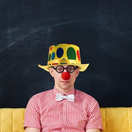 Palarie Decorativa, , Pentru Petreceri, Model Clovn, Multicolor [2]