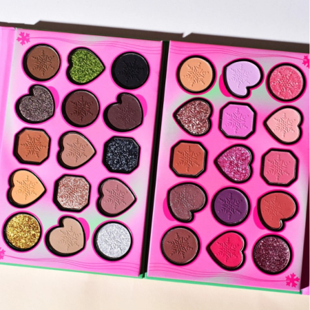 Paleta de Machiaj, KEVIN & COCO, Atractive, Farduri de Pleoape, 15 Culori, Model A, 16.5x10.8x1.5 cm, Multicolor [4]