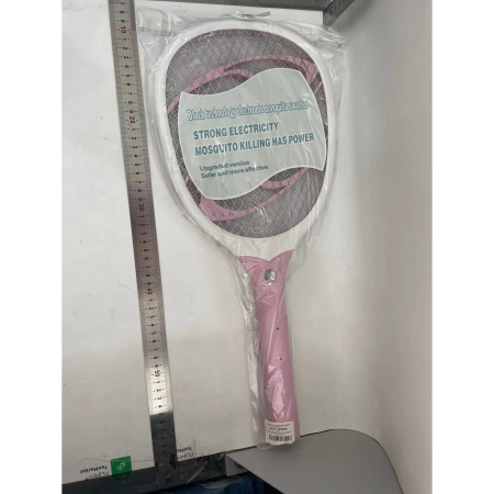 Paleta Electrica pentru Tantari, Muste sau Insecte LED, , Plastic, Casa si Gradina, Anti-insecte, Alb-Roz [1]