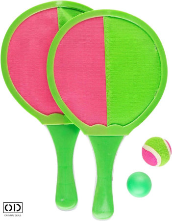 palete padel cu scai velcro palete cu arici pentru plaja si parc catch toss ball set original deals joc cu palete si mingi pentru copii si adulti palete padel cu 2 mingi timp liber set palete si mingi velcro verde alb jucarie de plaja pentru familie si prieteni joc interactiv coordonare si reflexe palete padel pentru gradina curte parc palete padel velcro originale rezistente [3]