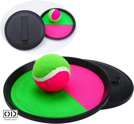 palete padel cu scai velcro original deals joc catch toss ball copii si adulti palete cu arici velcro si minge set palete prinde mingea roz verde palete padel interactive pentru copii joc padel cu scai pentru familie palete cu scai diametru 18 cm joc prinde si arunca mingea exterior interior palete si minge padel pentru plaja parc gradina jucarie sportiva copii palete cu scai [2]