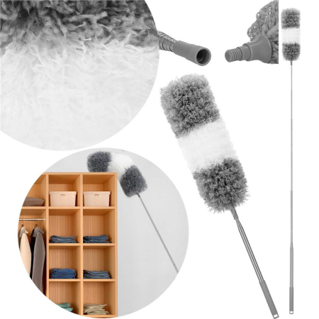 Pamatuf pentru praf cu coada telescopica pentru zone greu accesibile, 2 piese, 78-280 cm [3]