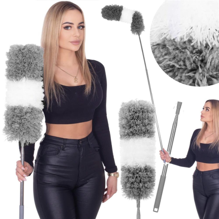 Pamatuf pentru praf cu coada telescopica pentru zone greu accesibile, 2 piese, 78-280 cm [9]