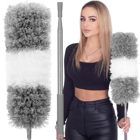 Pamatuf pentru praf cu coada telescopica pentru zone greu accesibile, 2 piese, 78-280 cm [6]